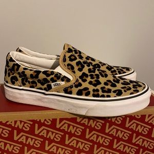 Classic Slip-On Leopard/true white Vans size 7